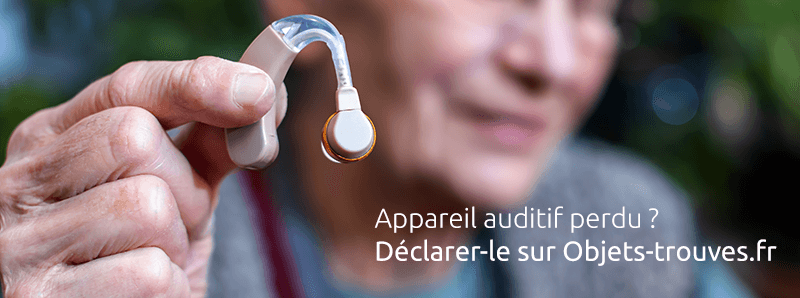 Appareil auditif perdu