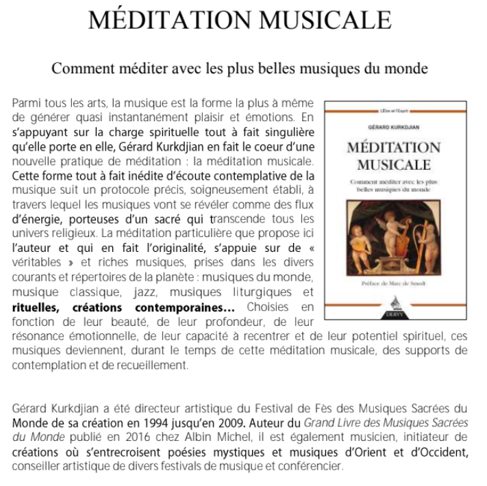 Méditation musicale