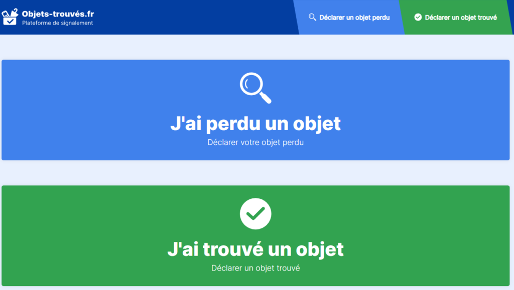 Objets trouvés en France avec Objets-trouves.fr